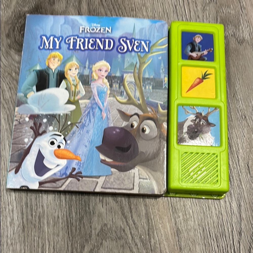 Disney Frozen My Friend Sven Interactive Book - Green